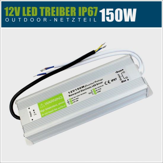  12V IP67 LED Netzteil - 150 Watt