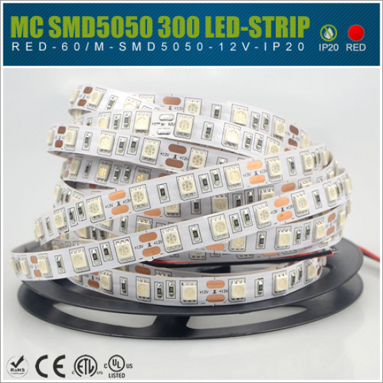 LED Streifen 12V SMD5050 60 LED/m - Rot